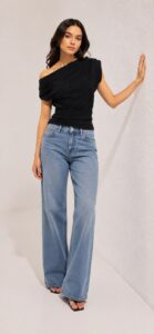 Women's Black One-Shoulder Draped Top women's chocolate brown one shoulder draped top (copy)
