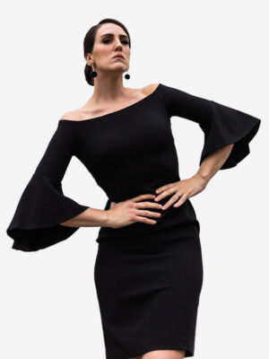 eline short dress black