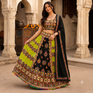 Lime Green Lehenga